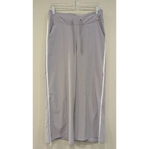 Varley Norma Grey Wide Leg Cropped Pants Size XS